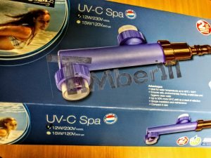 UV C filter för kemikaliefri vattenrening för badtunnor
